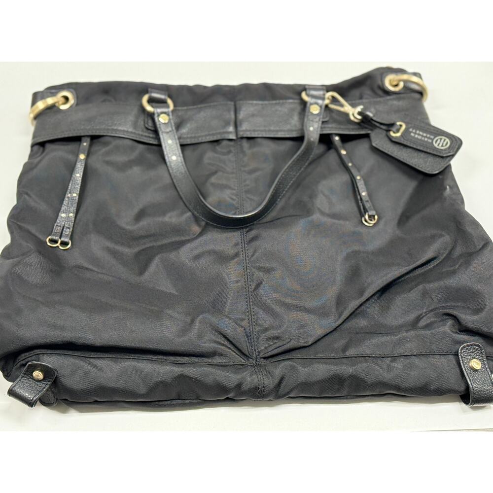 Hayden Harnett Black Ibiza Convertible Large Tote Travel Bag